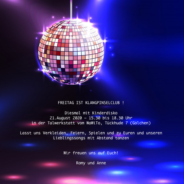 Flyer Kinderdisko