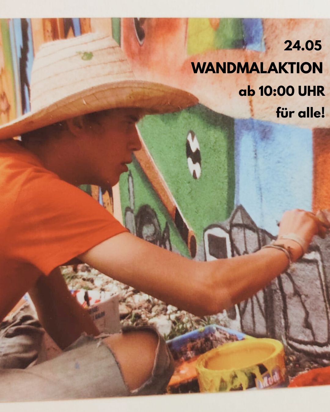 24.05 - 25.05, ab 10 Uhr, Das Lernhaus Tückhude wird bunt! Wandmalaktion f[r alle!